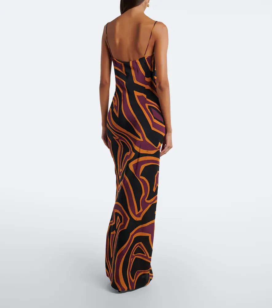 PUCCI Labirinto silk crêpe de chine slip dress | Thumbnail 3 PUCCI Labirinto silk crêpe de chine slip dress | Thumbnail 3