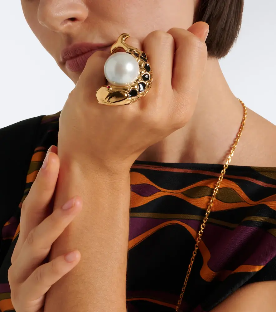 PUCCI Fish embellished enamel ring | Thumbnail 3 PUCCI Fish embellished enamel ring | Thumbnail 3