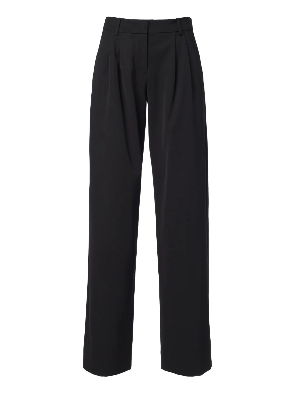 Lyda pleated virgin wool wide-leg pants Lyda pleated virgin wool wide-leg pants