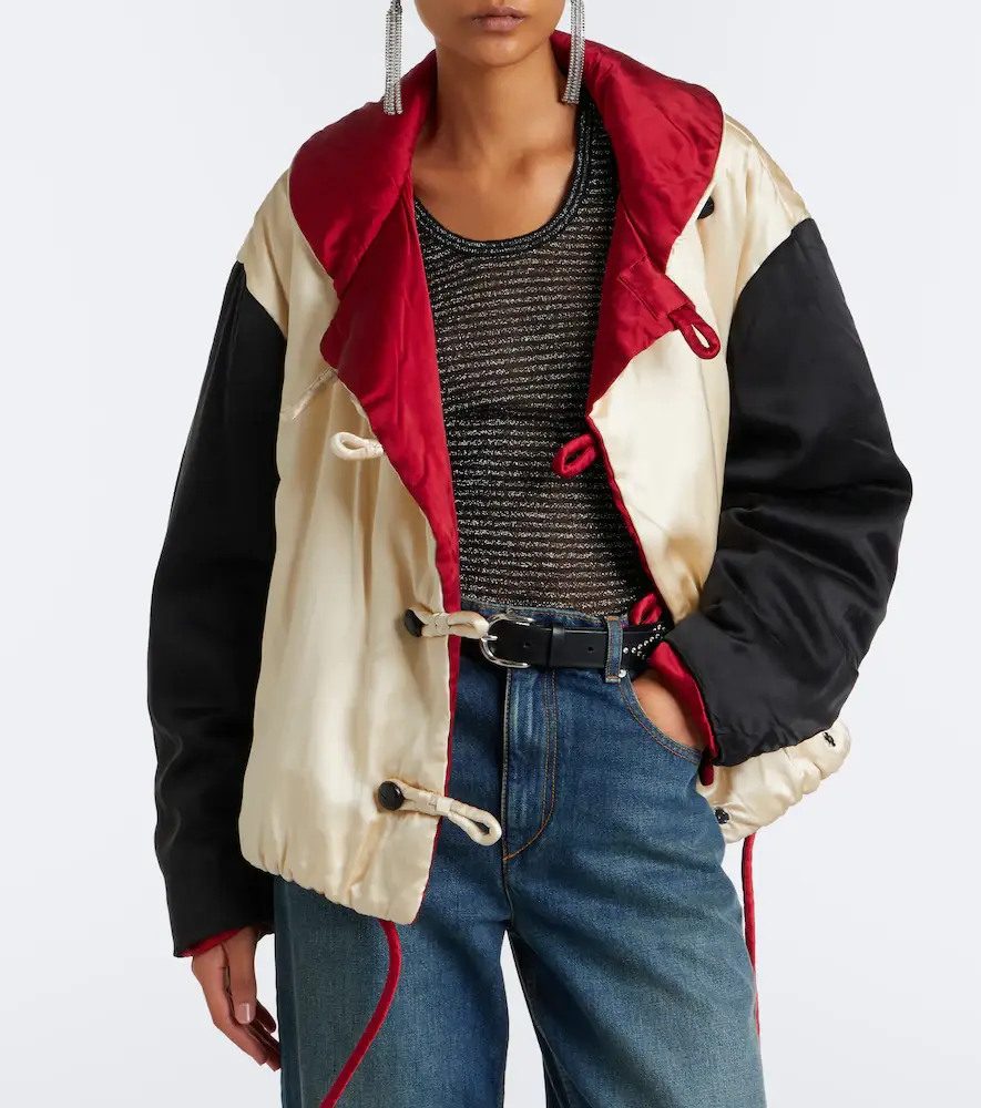 Isabel Marant Bleza reversible silk satin jacket | Thumbnail 4