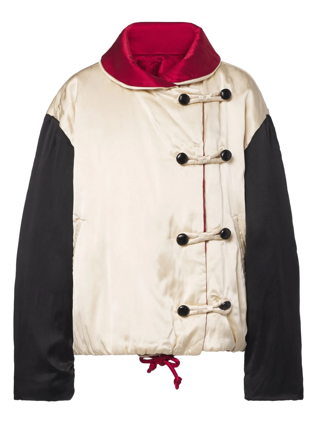 Bleza reversible silk satin jacket Bleza reversible silk satin jacket
