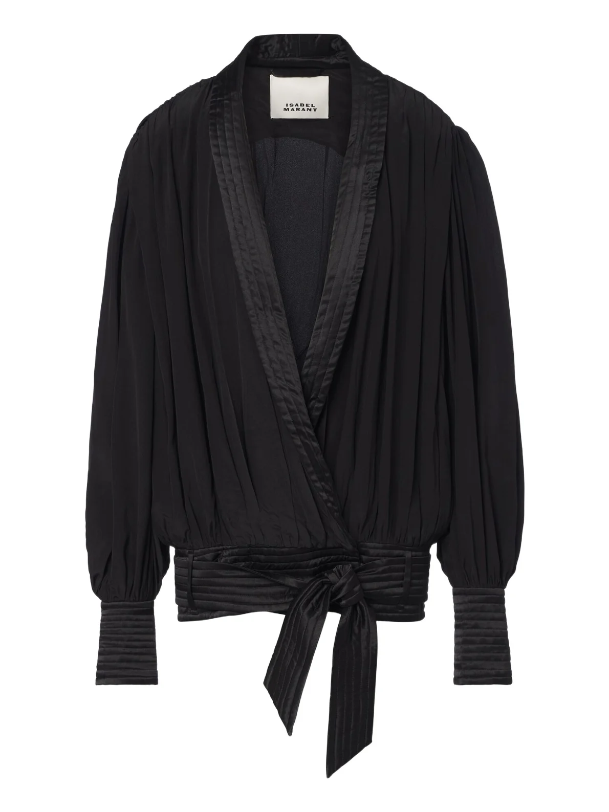 Diljane draped silk crêpe de chine jacket Diljane draped silk crêpe de chine jacket