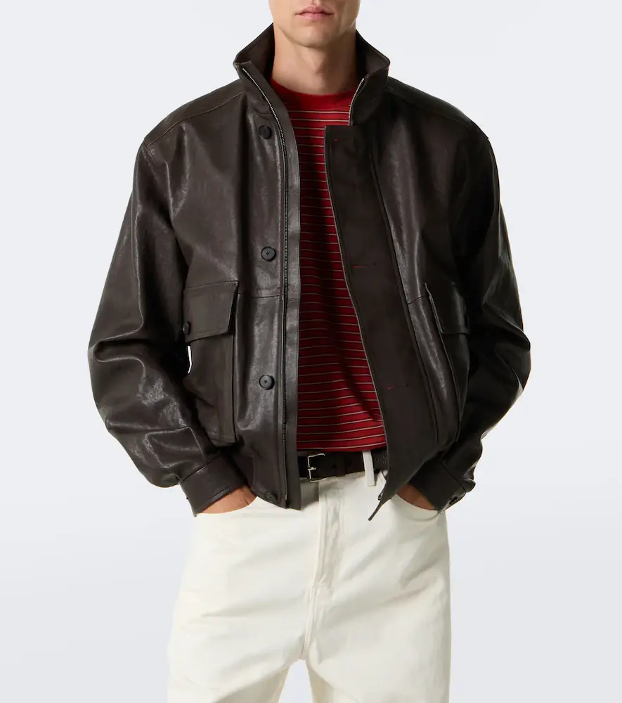 Auralee Leather jacket | Thumbnail 3 Auralee Leather jacket | Thumbnail 3