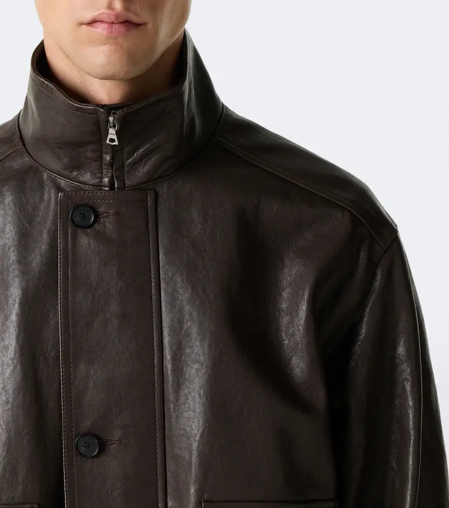 Auralee Leather jacket | Thumbnail 4 Auralee Leather jacket | Thumbnail 4