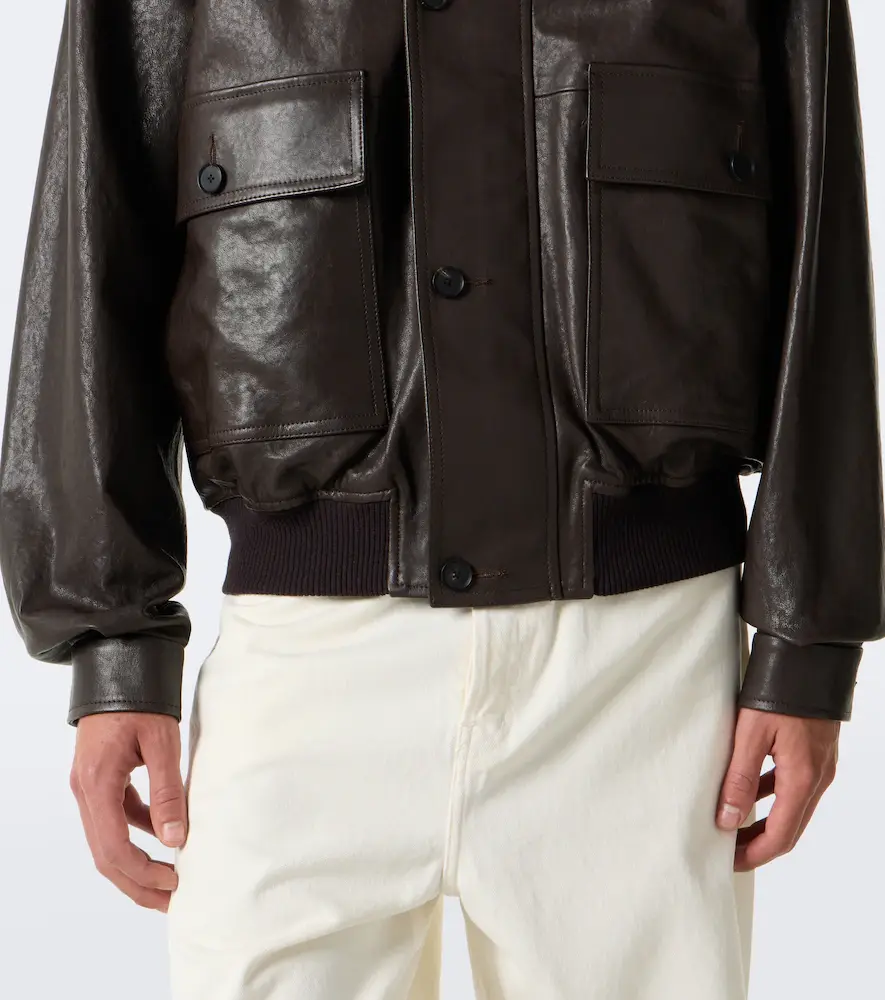 Auralee Leather jacket | Thumbnail 7 Auralee Leather jacket | Thumbnail 7