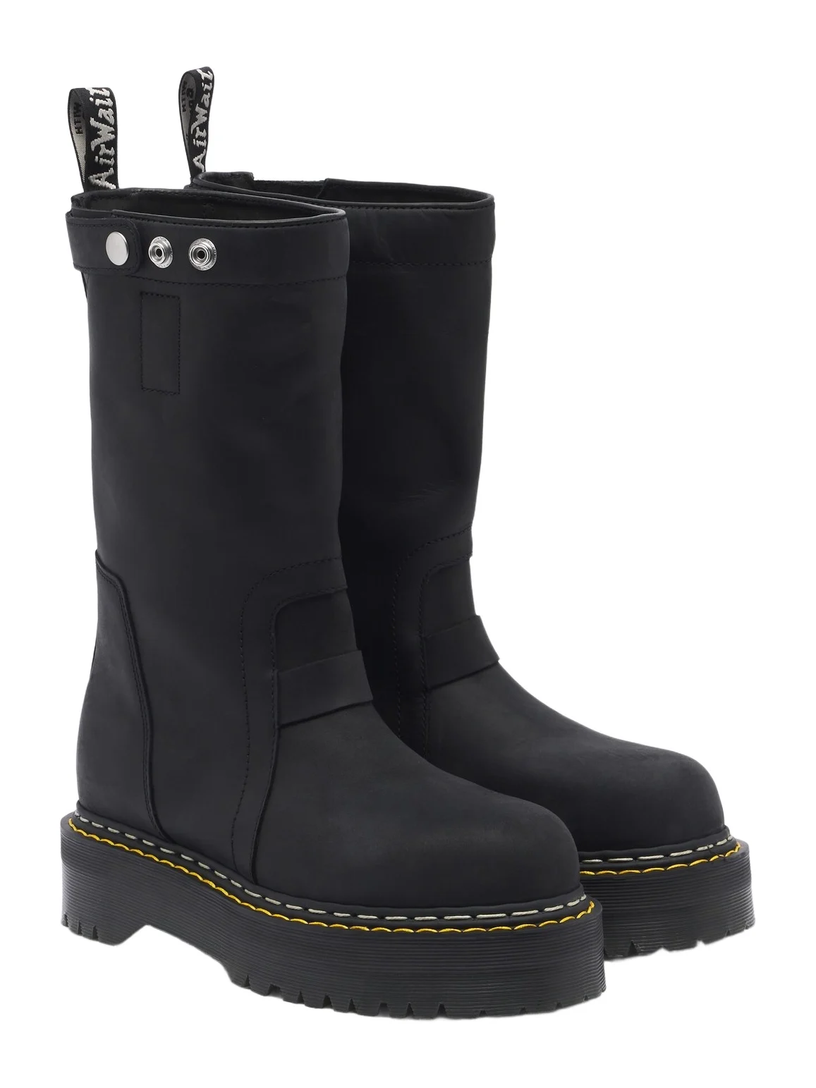 Rick Owens DRKSHDW x Dr. Martens Quad platform boots