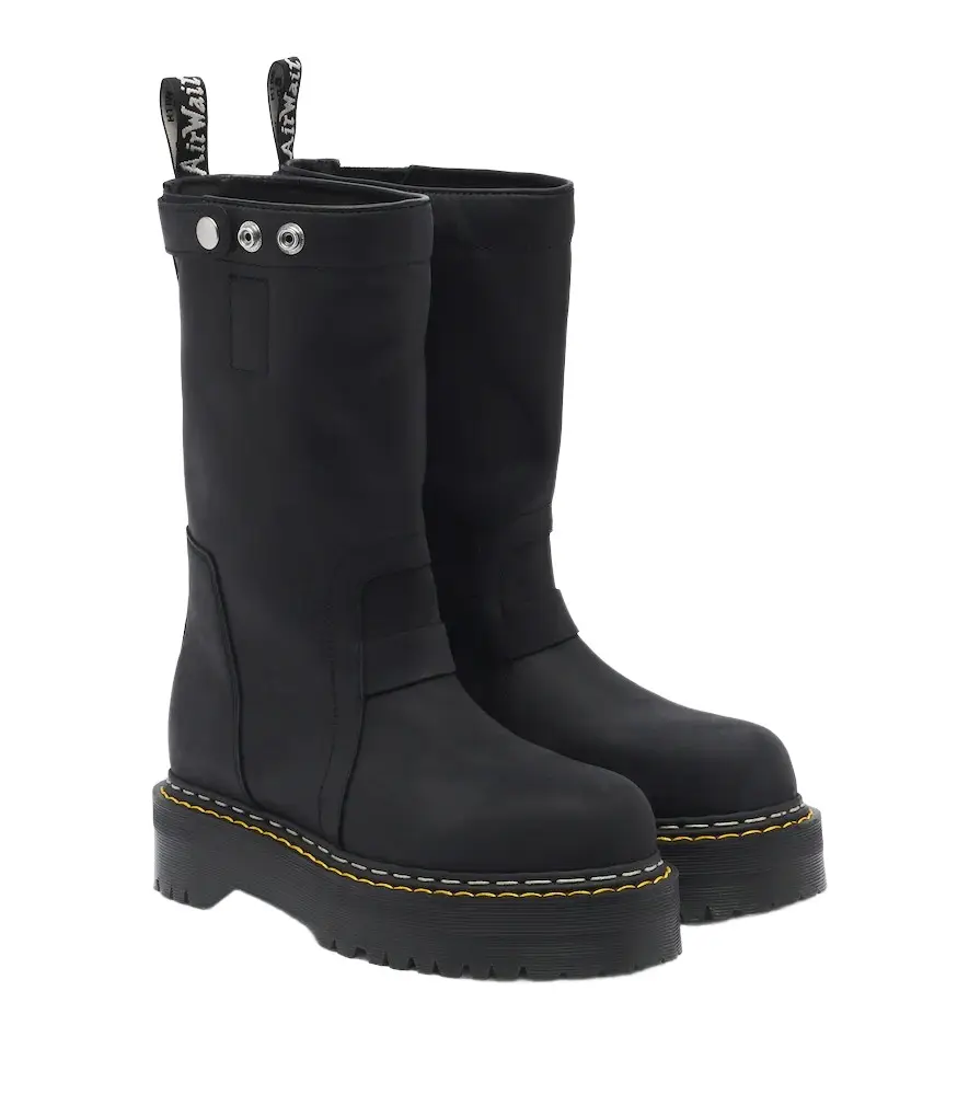 Rick Owens DRKSHDW x Dr. Martens Quad platform boots