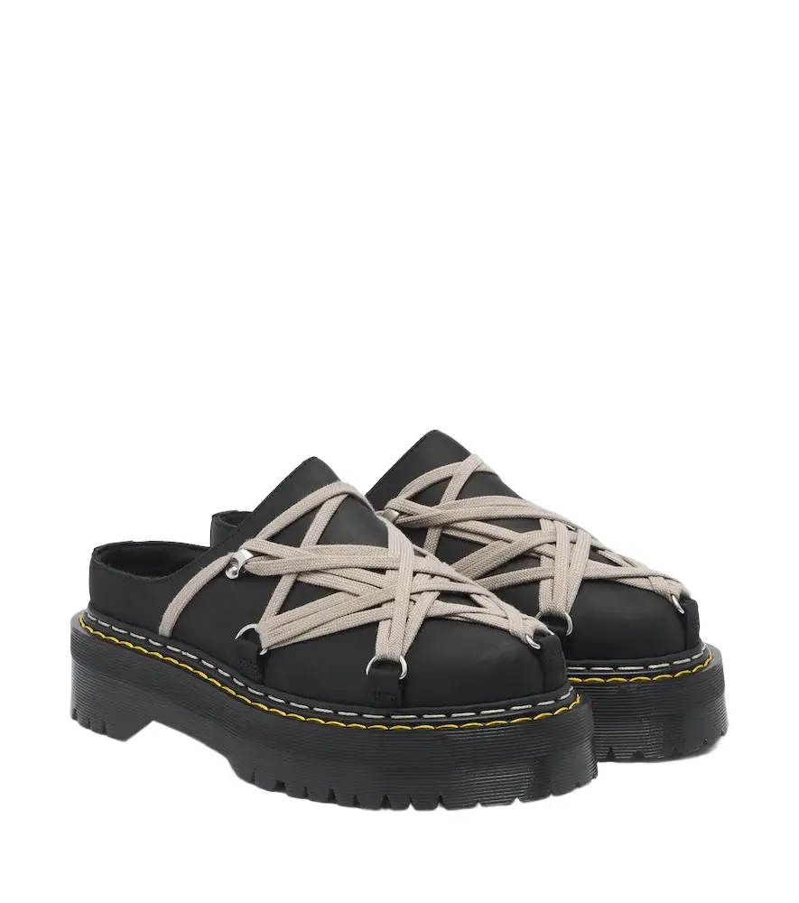 DRKSHDW x Dr. Martens leather mules DRKSHDW x Dr. Martens leather mules