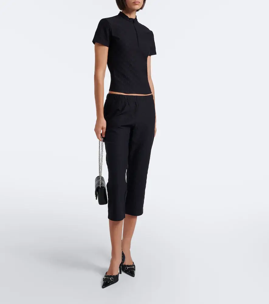 Gucci GG jacquard jersey capris | Thumbnail 5