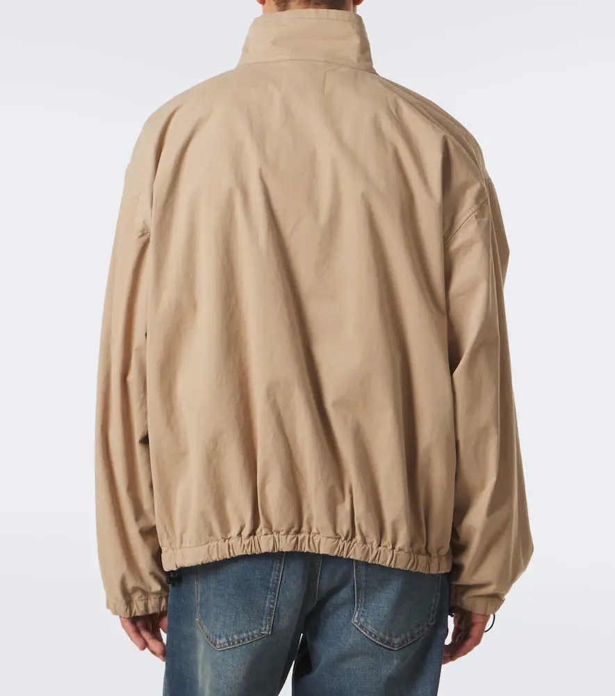Miu Miu Cotton gabardine blouson jacket | Thumbnail 4 Miu Miu Cotton gabardine blouson jacket | Thumbnail 4