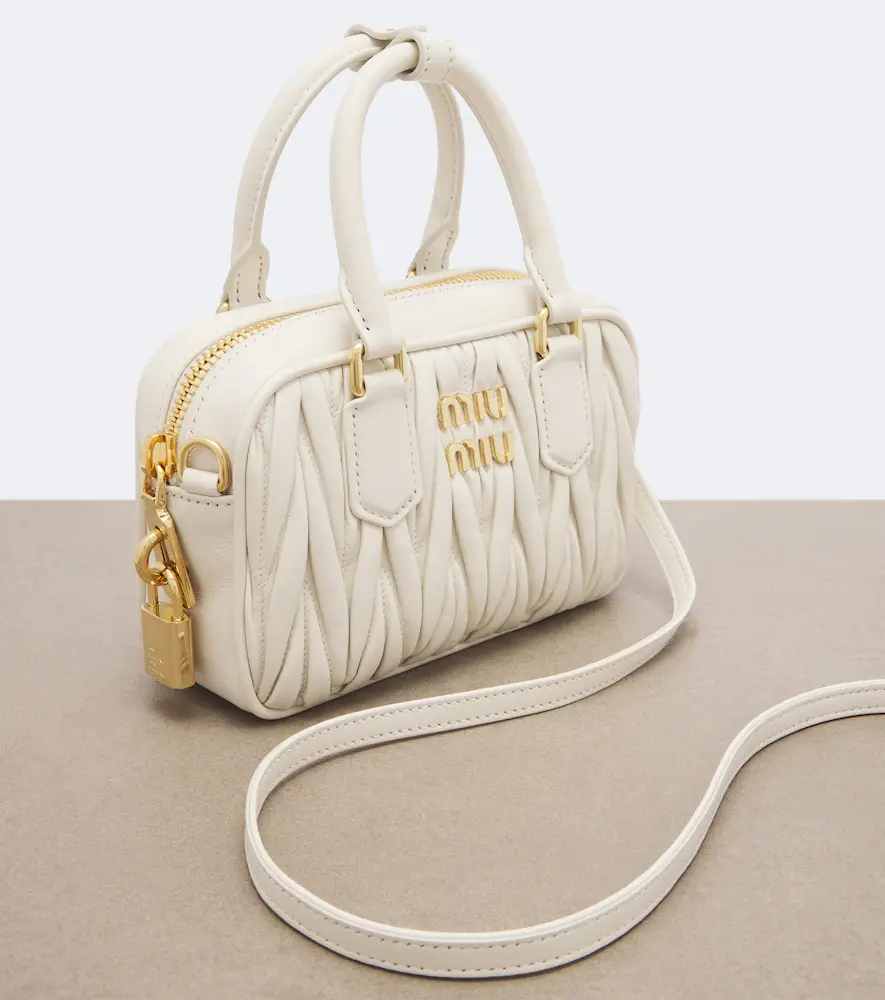 Miu Miu Arcadie Small leather top-handle bag | Thumbnail 3 Miu Miu Arcadie Small leather top-handle bag | Thumbnail 3