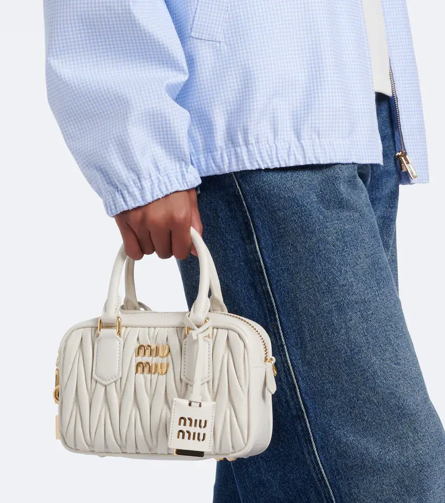 Miu Miu Arcadie Small leather top-handle bag | Thumbnail 7 Miu Miu Arcadie Small leather top-handle bag | Thumbnail 7