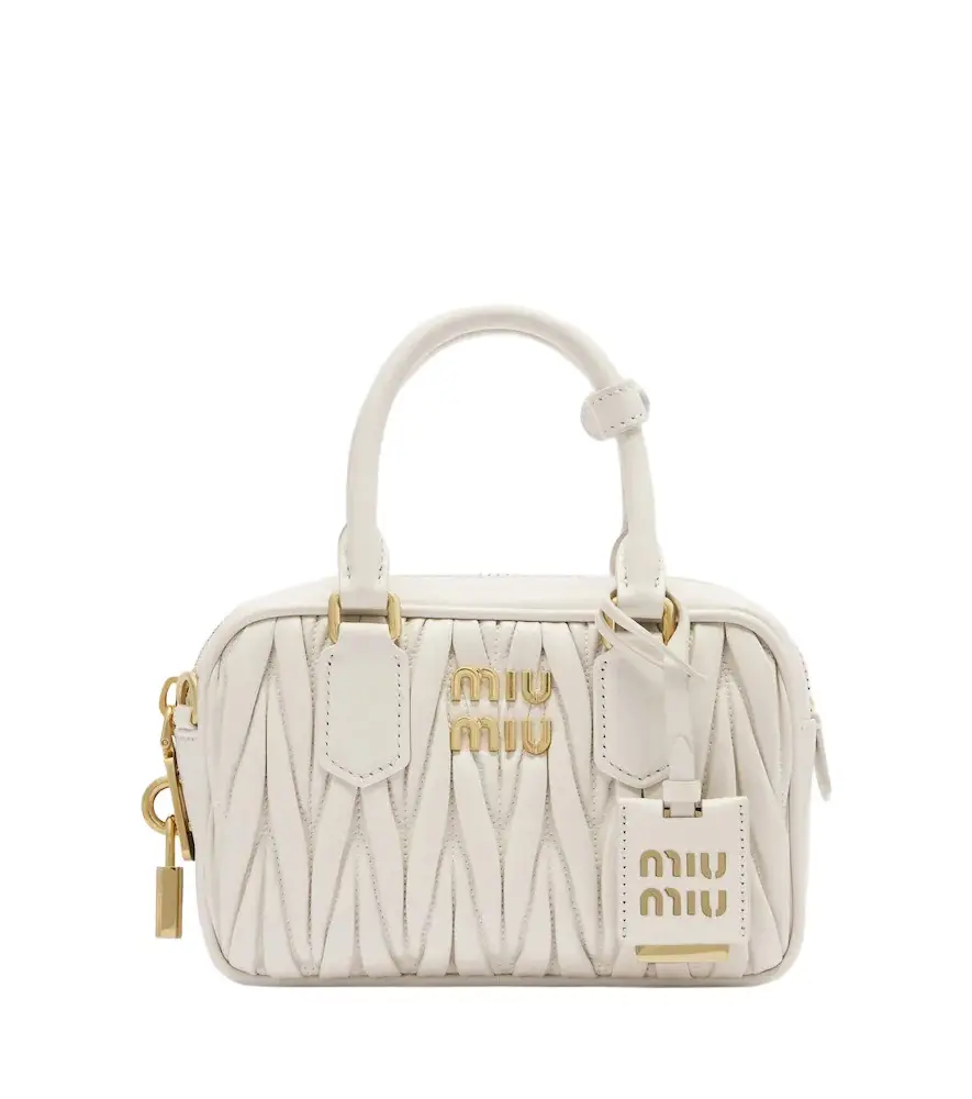 Miu Miu Arcadie Small leather top-handle bag