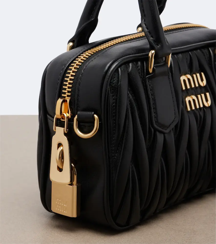 Miu Miu Arcadie matelassé leather top-handle bag | Thumbnail 2 Miu Miu Arcadie matelassé leather top-handle bag | Thumbnail 2