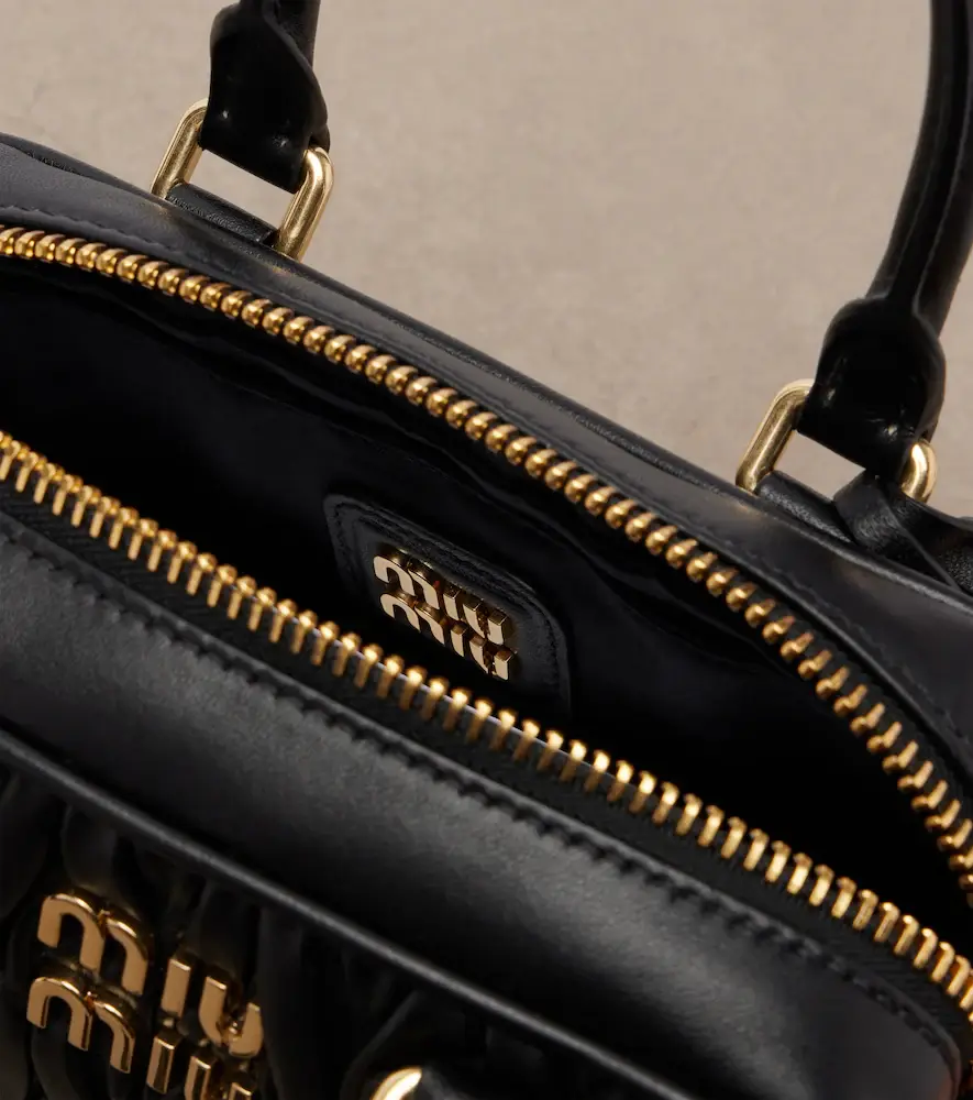 Miu Miu Arcadie matelassé leather top-handle bag | Thumbnail 3 Miu Miu Arcadie matelassé leather top-handle bag | Thumbnail 3