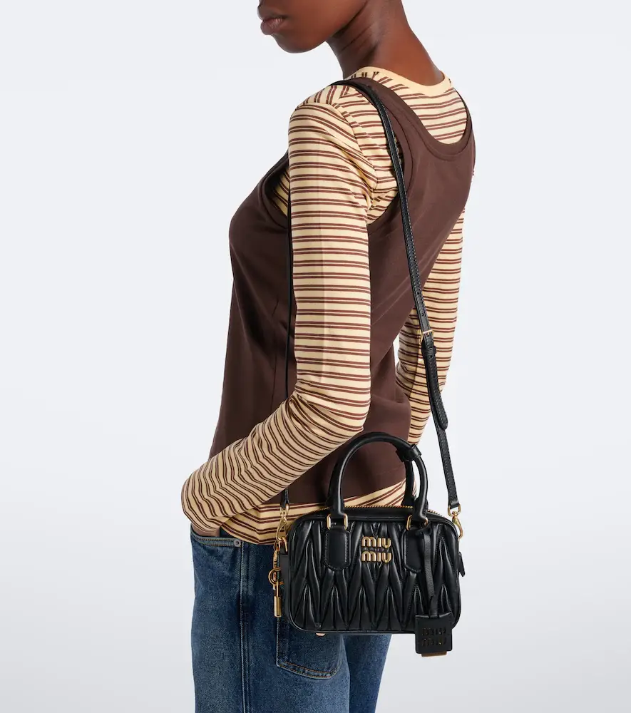 Miu Miu Arcadie matelassé leather top-handle bag | Thumbnail 6 Miu Miu Arcadie matelassé leather top-handle bag | Thumbnail 6