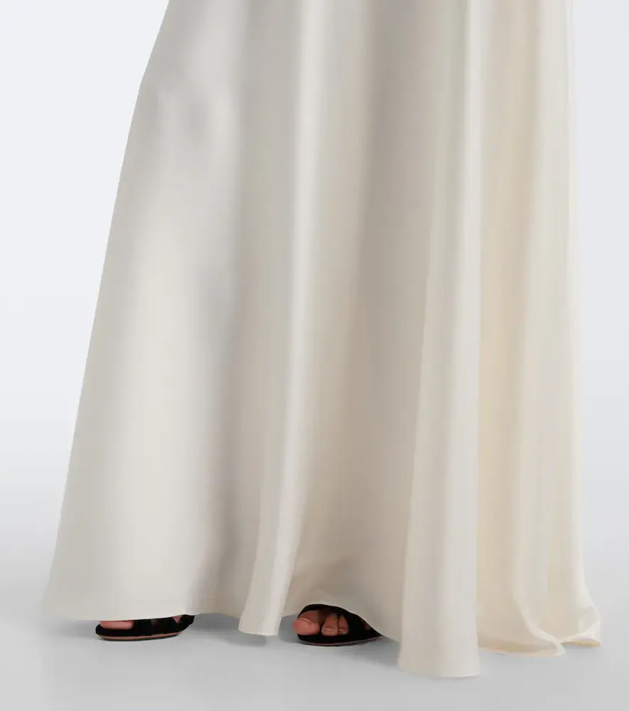 Simkhai Paola satin gown | Thumbnail 4 Simkhai Paola satin gown | Thumbnail 4