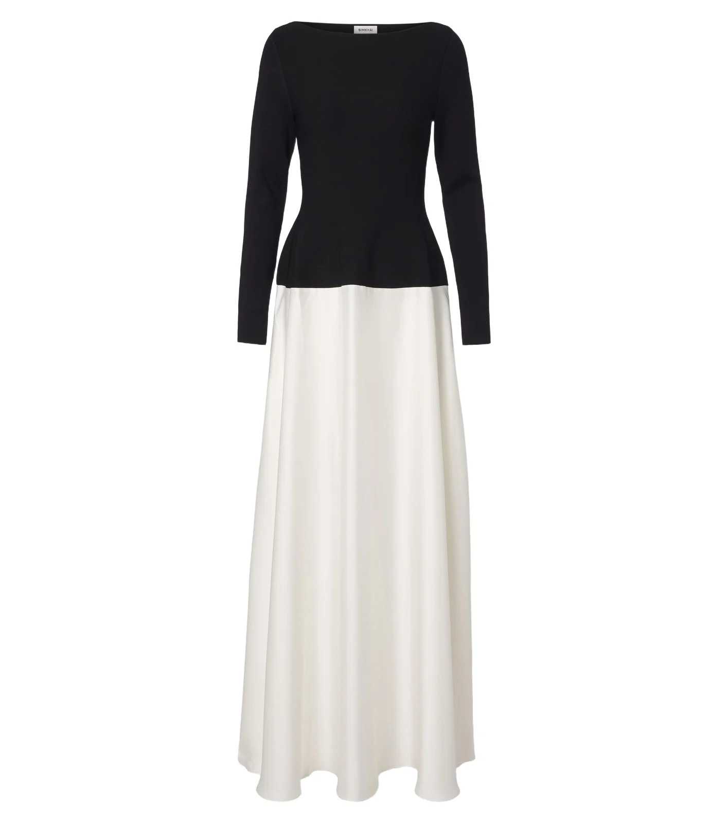 Paola satin gown