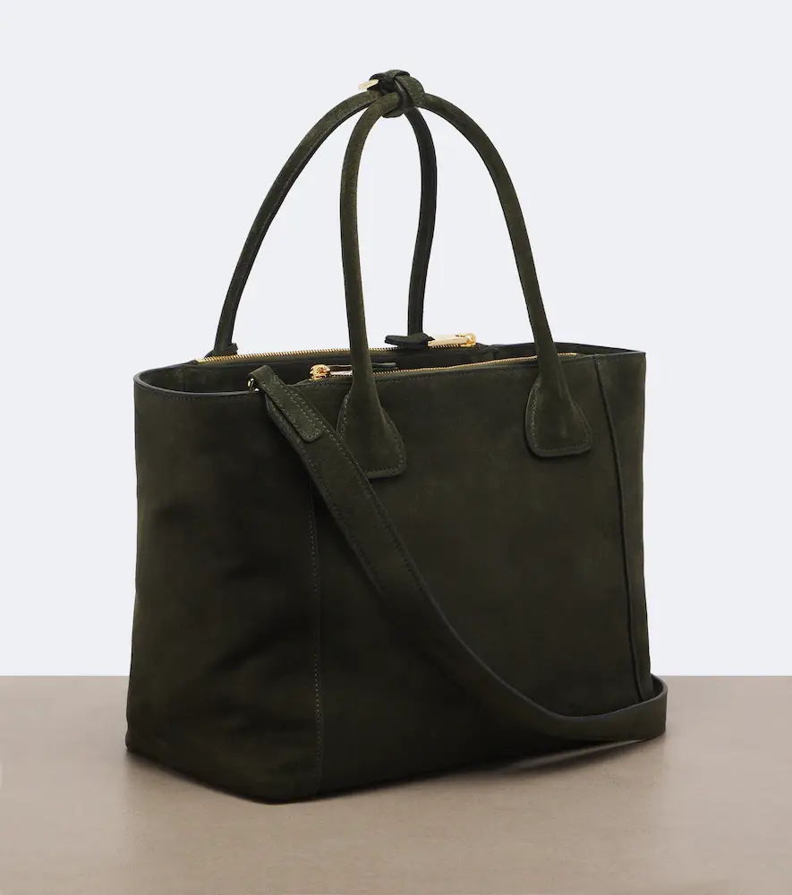 Prada Nova Large suede tote bag | Thumbnail 3 Prada Nova Large suede tote bag | Thumbnail 3