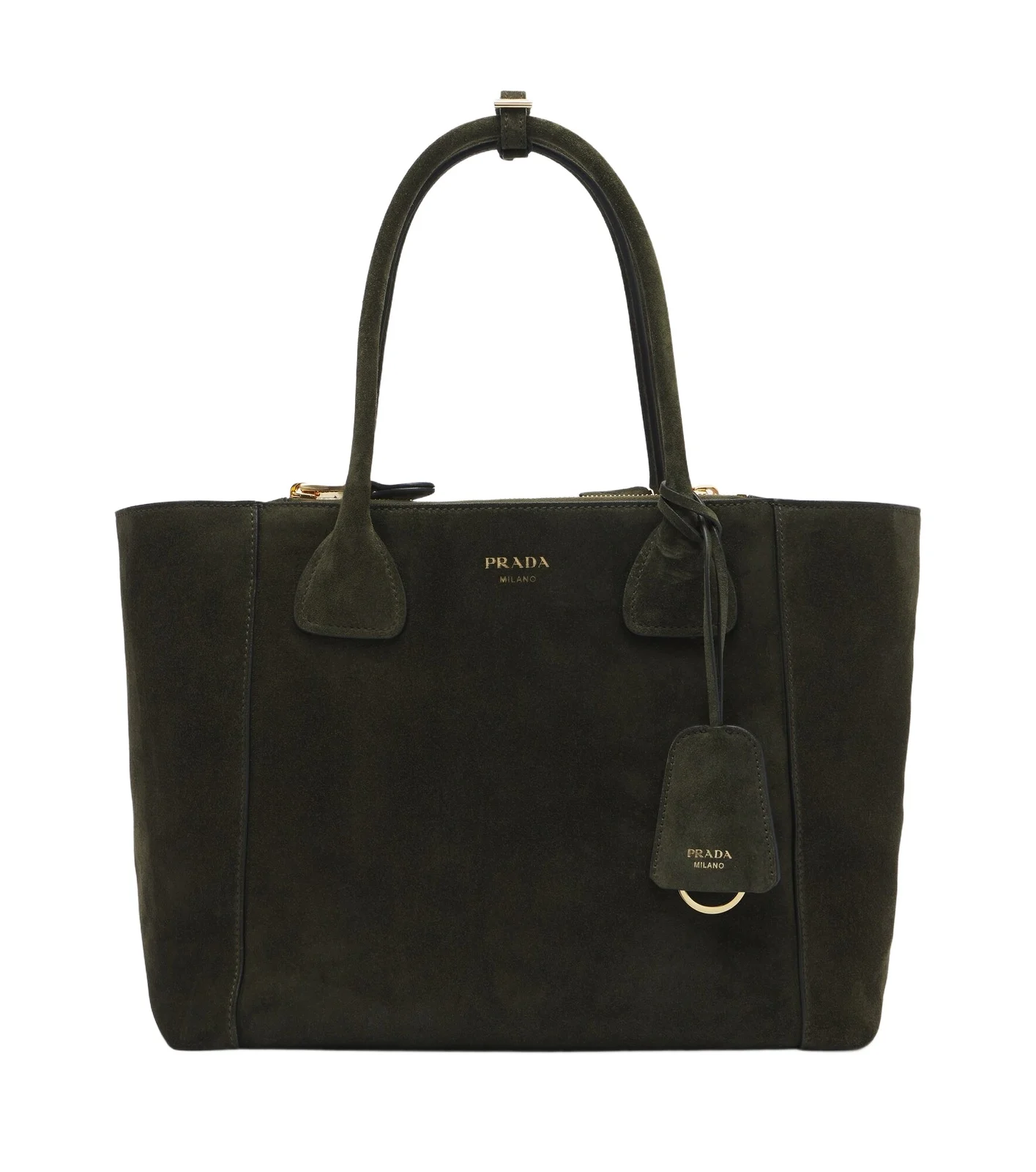 Prada Nova Large suede tote bag