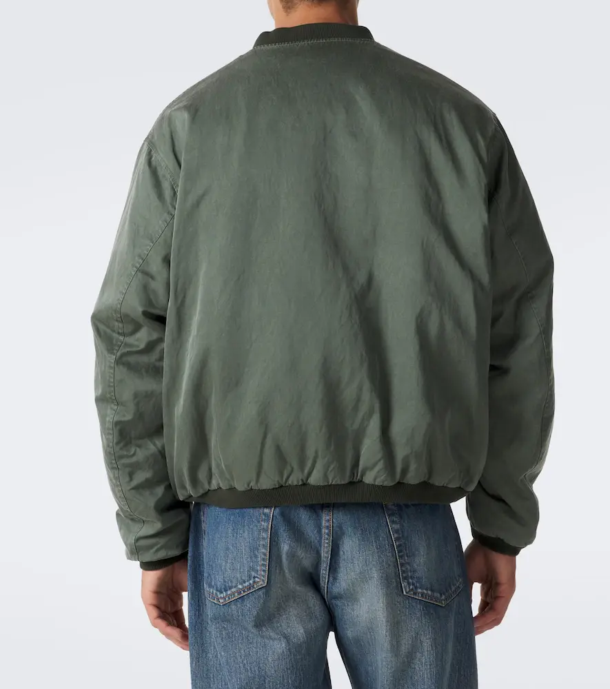 A.PRESSE A. Presse Silk and cotton bomber jacket | Thumbnail 2 A.PRESSE A. Presse Silk and cotton bomber jacket | Thumbnail 2