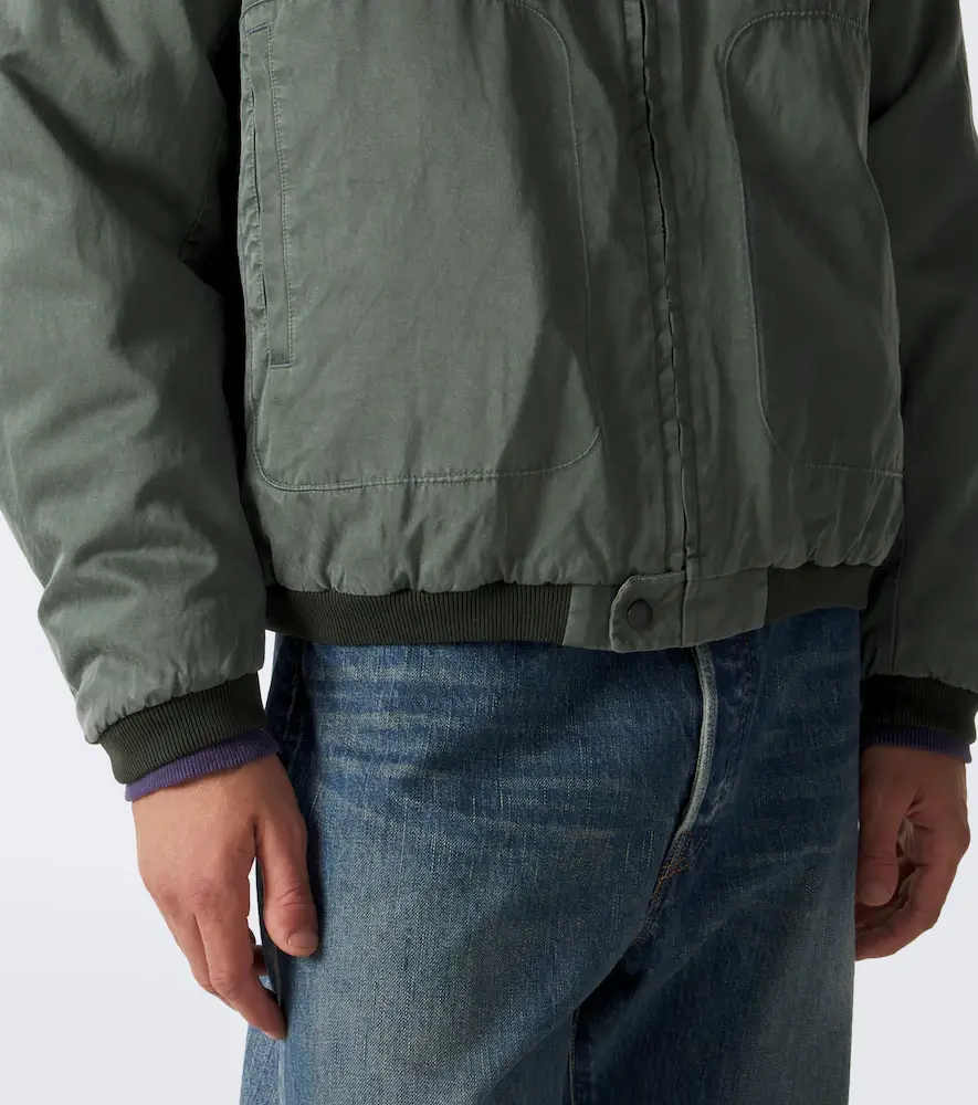 A.PRESSE A. Presse Silk and cotton bomber jacket | Thumbnail 5 A.PRESSE A. Presse Silk and cotton bomber jacket | Thumbnail 5