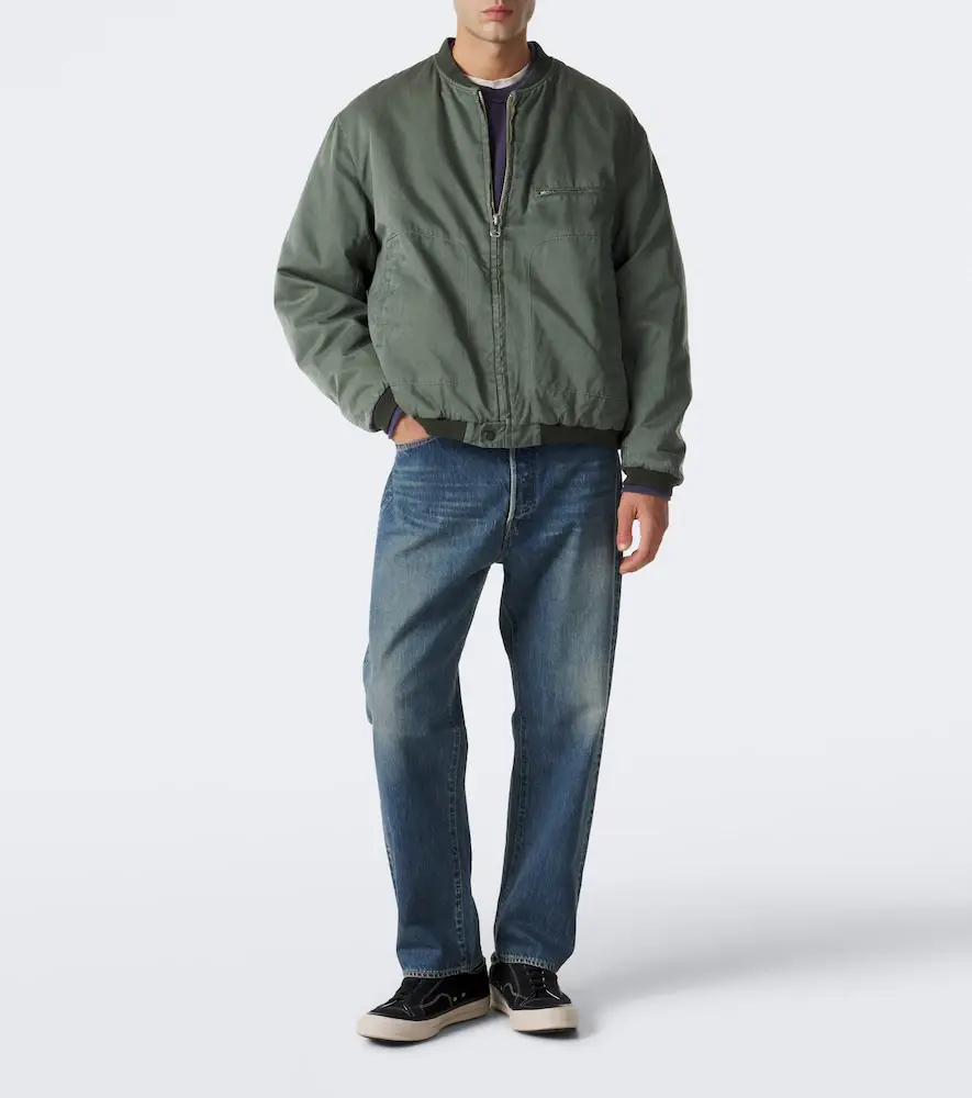 A.PRESSE A. Presse Silk and cotton bomber jacket | Thumbnail 6 A.PRESSE A. Presse Silk and cotton bomber jacket | Thumbnail 6