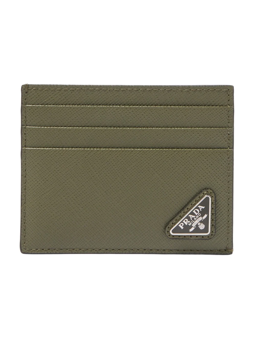 Saffiano leather card holder