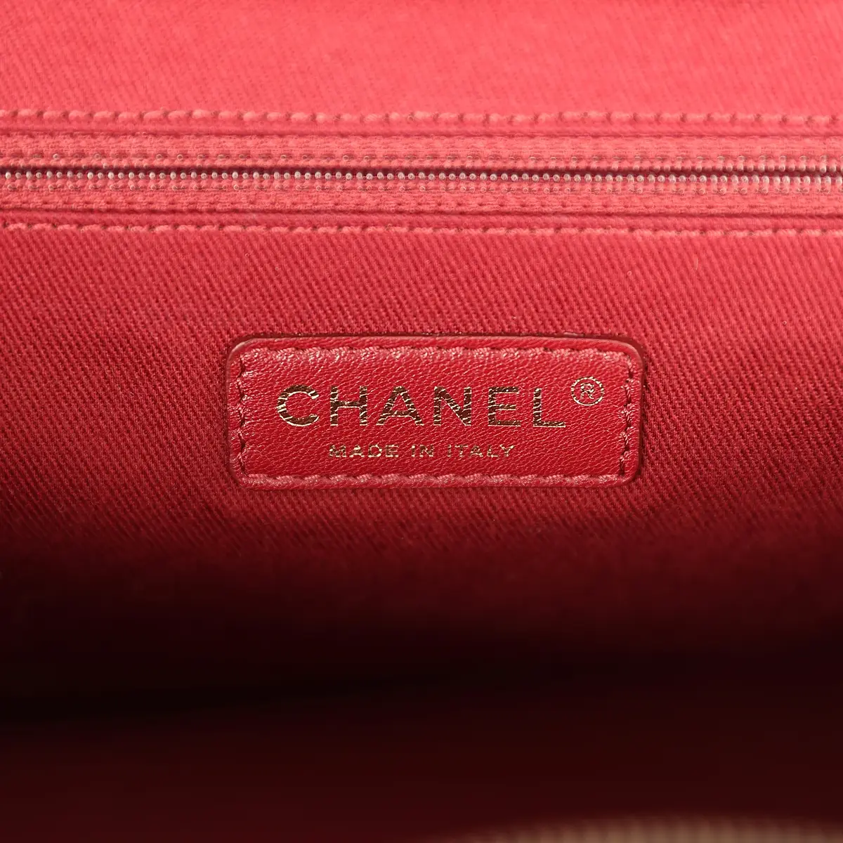 Chanel Chanel Paris-Bombay Shiva Bowling Bag Khaki Shiny Aged Crumpled Calfskin Antique Gold Hardware | Thumbnail 9