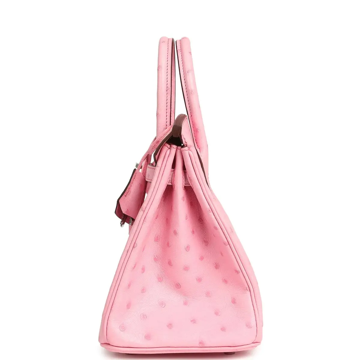 HERMÈS Hermes Birkin 25 Bubblegum Ostrich Boreal Palladium Hardware | Thumbnail 3 HERMÈS Hermes Birkin 25 Bubblegum Ostrich Boreal Palladium Hardware | Thumbnail 3