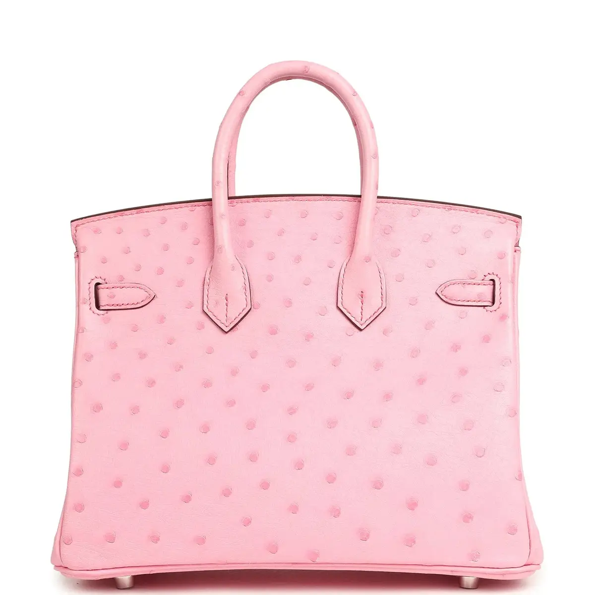HERMÈS Hermes Birkin 25 Bubblegum Ostrich Boreal Palladium Hardware | Thumbnail 4 HERMÈS Hermes Birkin 25 Bubblegum Ostrich Boreal Palladium Hardware | Thumbnail 4