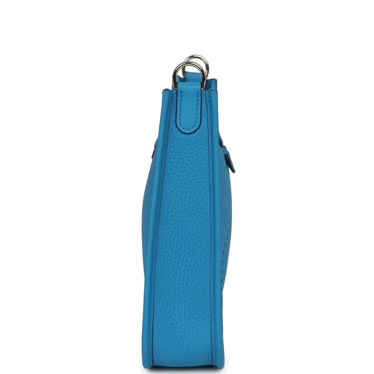 HERMÈS Hermes Evelyne TPM Bleu Zanzibar Clemence Palladium Hardware | Thumbnail 3 HERMÈS Hermes Evelyne TPM Bleu Zanzibar Clemence Palladium Hardware | Thumbnail 3
