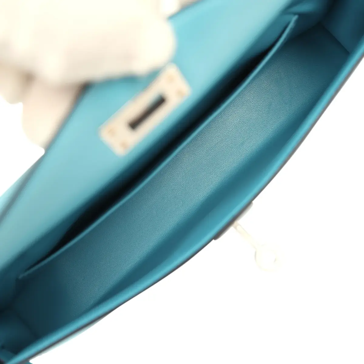 HERMÈS Hermes Kelly Elan Bleu Du Nord Madame Palladium Hardware | Thumbnail 8 HERMÈS Hermes Kelly Elan Bleu Du Nord Madame Palladium Hardware | Thumbnail 8