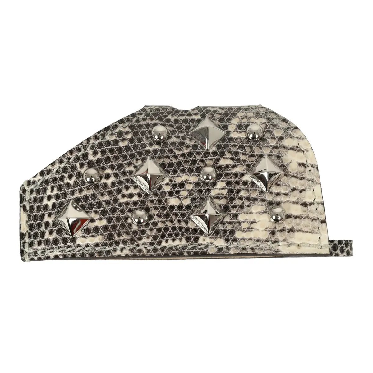 HERMÈS Hermes Rodeo Rock Bag Charm PM Ombre Shiny Varanus Salvator Lizard and Etoupe Milo Lambskin Palladium Hardware | Thumbnail 4 HERMÈS Hermes Rodeo Rock Bag Charm PM Ombre Shiny Varanus Salvator Lizard and Etoupe Milo Lambskin Palladium Hardware | Thumbnail 4