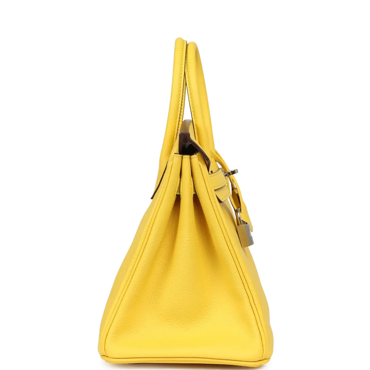 HERMÈS Pre-owned Hermes Birkin 25 Jaune de Naples Novillo Palladium Hardware | Thumbnail 3 HERMÈS Pre-owned Hermes Birkin 25 Jaune de Naples Novillo Palladium Hardware | Thumbnail 3