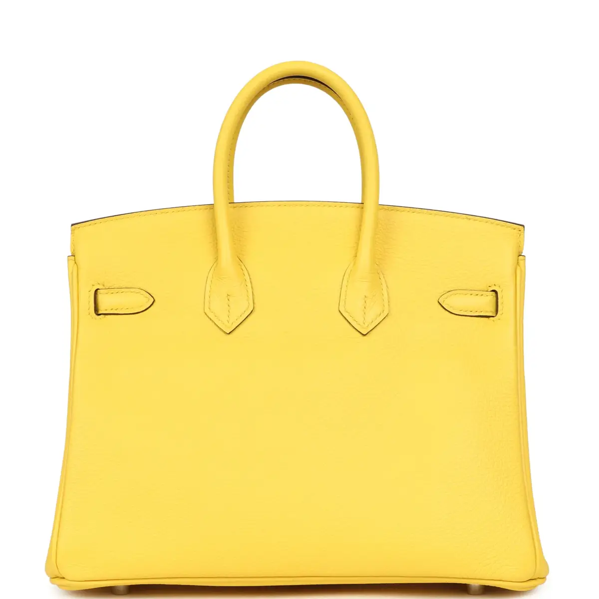 HERMÈS Pre-owned Hermes Birkin 25 Jaune de Naples Novillo Palladium Hardware | Thumbnail 4 HERMÈS Pre-owned Hermes Birkin 25 Jaune de Naples Novillo Palladium Hardware | Thumbnail 4