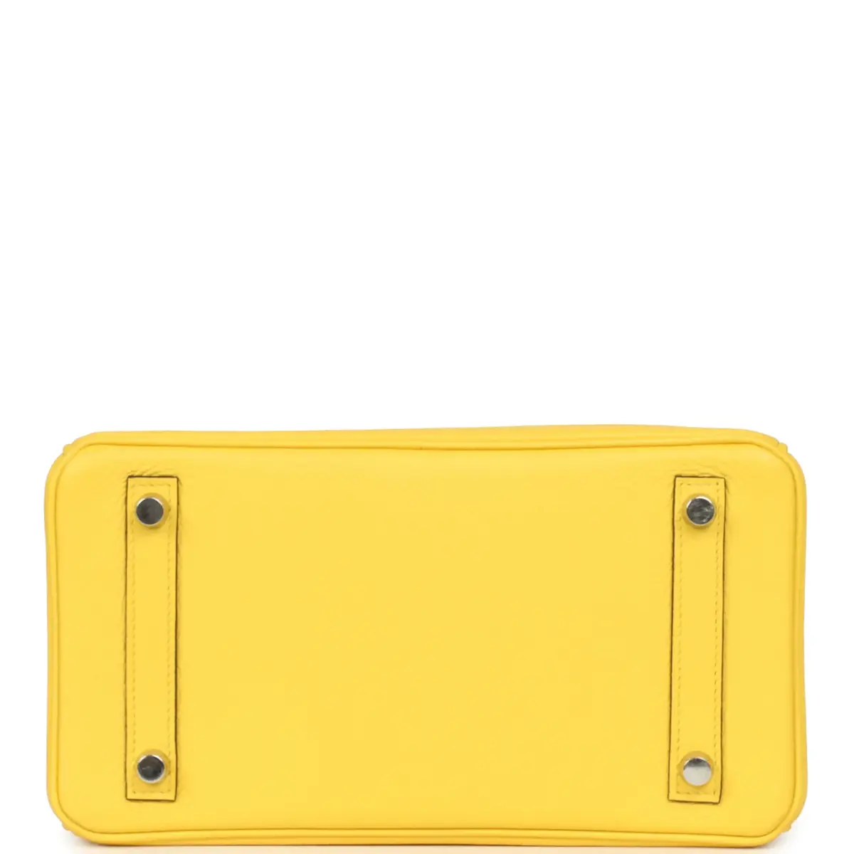 HERMÈS Pre-owned Hermes Birkin 25 Jaune de Naples Novillo Palladium Hardware | Thumbnail 6 HERMÈS Pre-owned Hermes Birkin 25 Jaune de Naples Novillo Palladium Hardware | Thumbnail 6