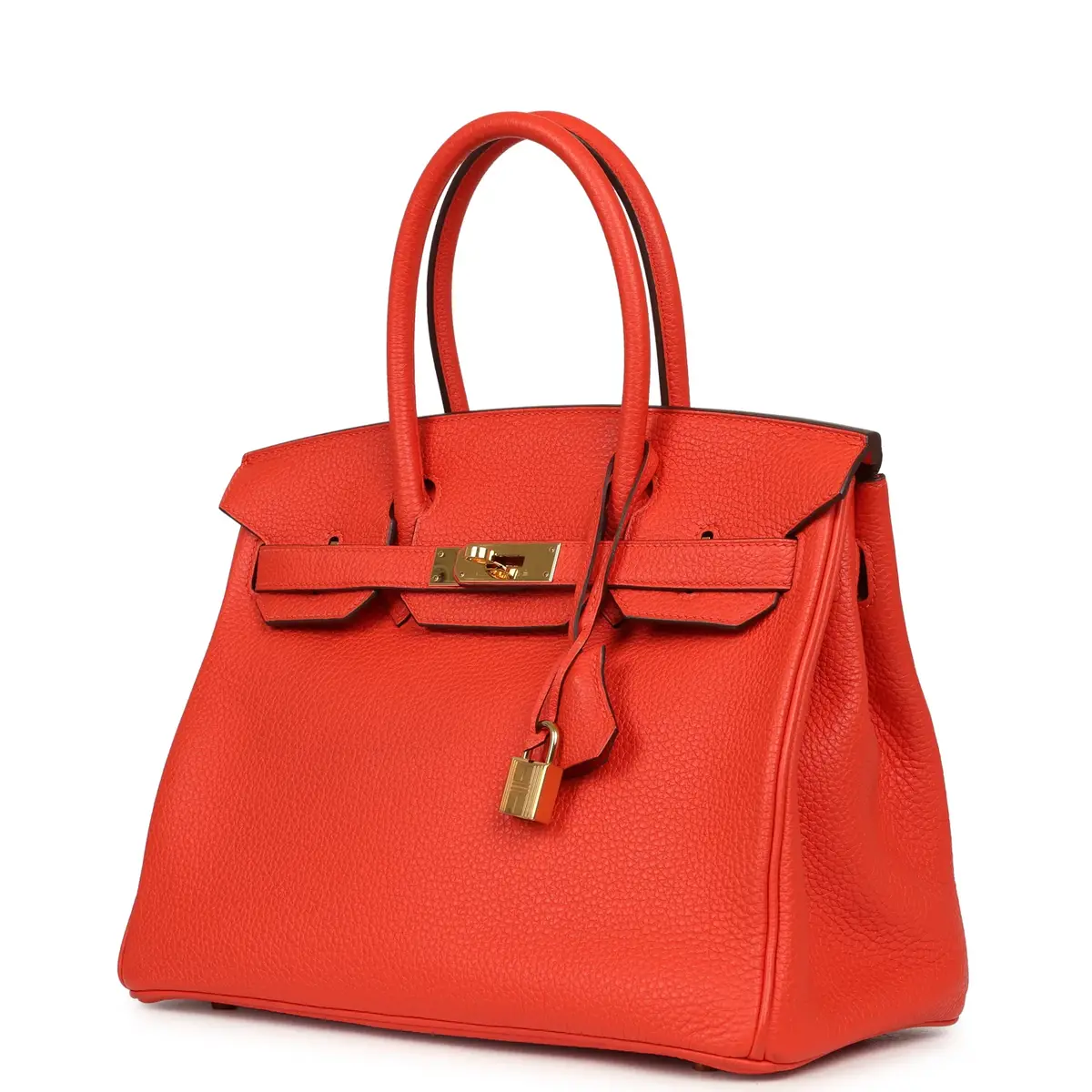HERMÈS Pre-owned Hermes Birkin 30 Capucine Togo Gold Hardware | Thumbnail 5 HERMÈS Pre-owned Hermes Birkin 30 Capucine Togo Gold Hardware | Thumbnail 5