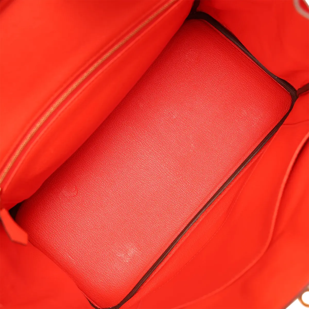 HERMÈS Pre-owned Hermes Birkin 30 Capucine Togo Gold Hardware | Thumbnail 9 HERMÈS Pre-owned Hermes Birkin 30 Capucine Togo Gold Hardware | Thumbnail 9