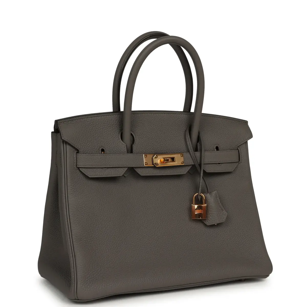 HERMÈS Pre-owned Hermes Birkin 30 Etain Togo Rose Gold Hardware | Thumbnail 2 HERMÈS Pre-owned Hermes Birkin 30 Etain Togo Rose Gold Hardware | Thumbnail 2