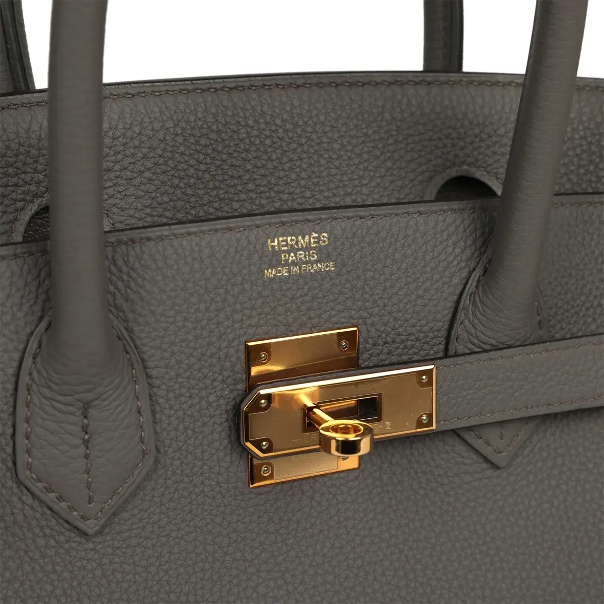 HERMÈS Pre-owned Hermes Birkin 30 Etain Togo Rose Gold Hardware | Thumbnail 7 HERMÈS Pre-owned Hermes Birkin 30 Etain Togo Rose Gold Hardware | Thumbnail 7