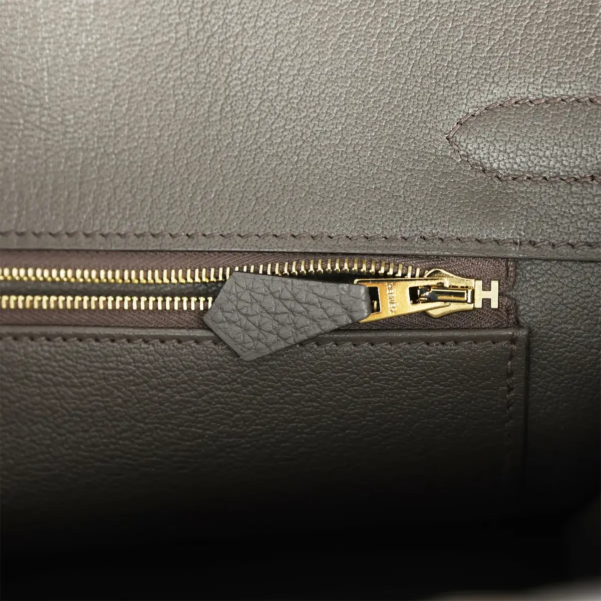 HERMÈS Pre-owned Hermes Birkin 30 Etain Togo Rose Gold Hardware | Thumbnail 9 HERMÈS Pre-owned Hermes Birkin 30 Etain Togo Rose Gold Hardware | Thumbnail 9