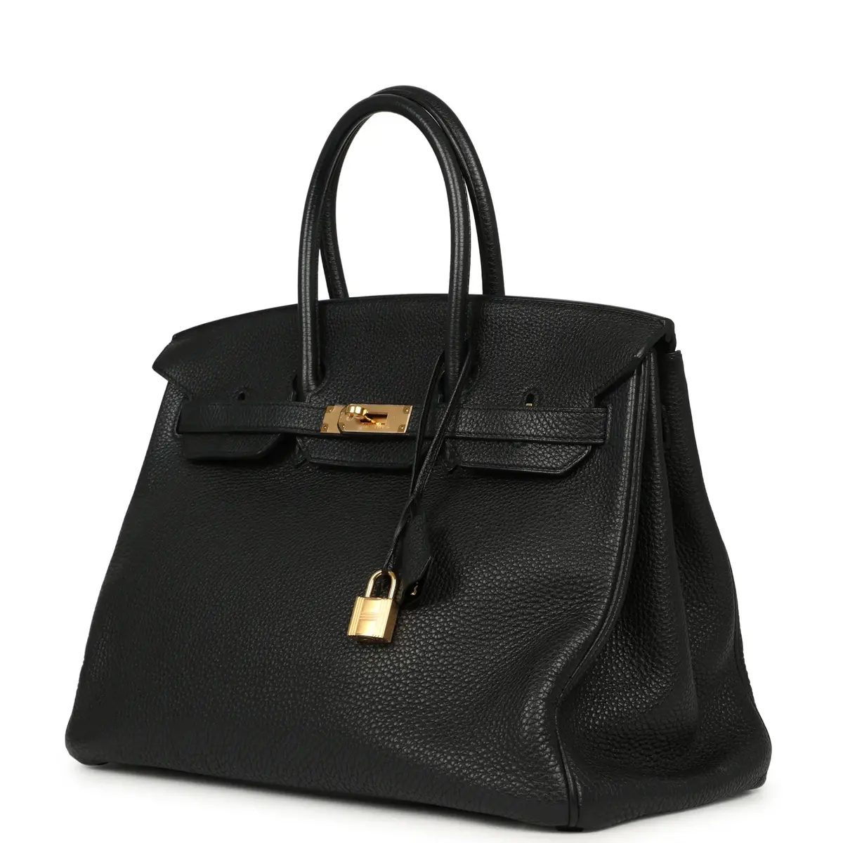 HERMÈS Pre-owned Hermes Birkin 35 Black Togo Gold Hardware | Thumbnail 5 HERMÈS Pre-owned Hermes Birkin 35 Black Togo Gold Hardware | Thumbnail 5