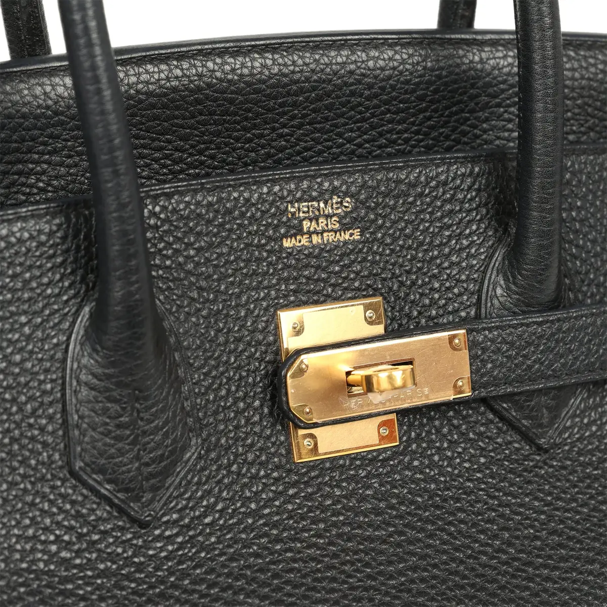 HERMÈS Pre-owned Hermes Birkin 35 Black Togo Gold Hardware | Thumbnail 7 HERMÈS Pre-owned Hermes Birkin 35 Black Togo Gold Hardware | Thumbnail 7