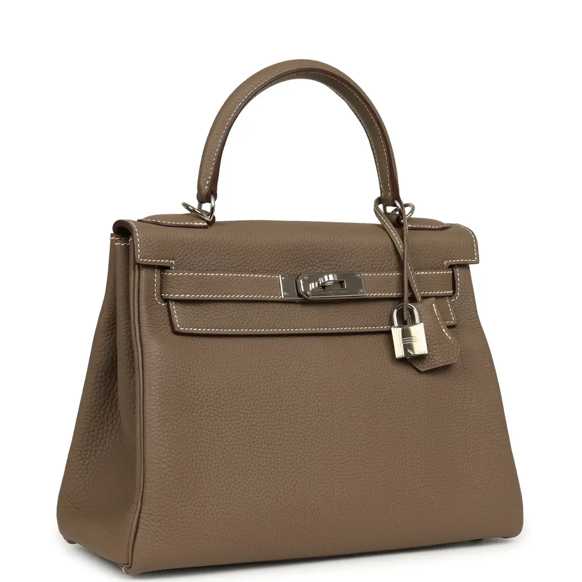 HERMÈS Pre-owned Hermes Kelly Retourne 28 Etoupe Togo Palladium Hardware | Thumbnail 2 HERMÈS Pre-owned Hermes Kelly Retourne 28 Etoupe Togo Palladium Hardware | Thumbnail 2