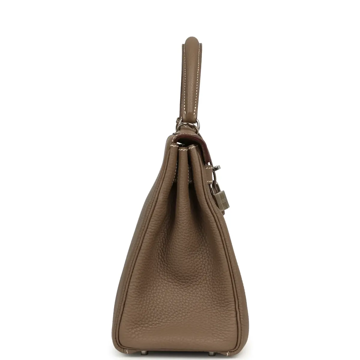 HERMÈS Pre-owned Hermes Kelly Retourne 28 Etoupe Togo Palladium Hardware | Thumbnail 3 HERMÈS Pre-owned Hermes Kelly Retourne 28 Etoupe Togo Palladium Hardware | Thumbnail 3