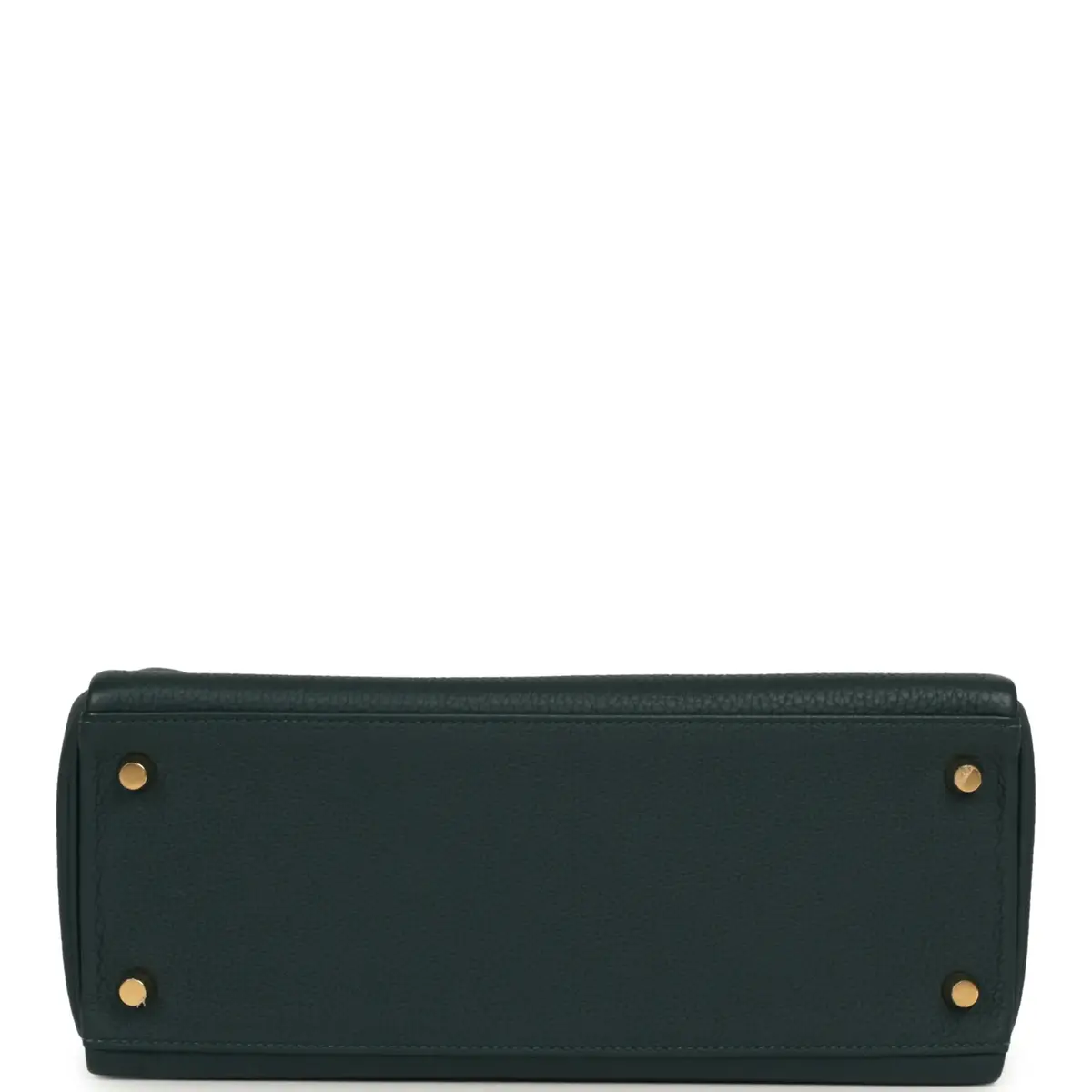 HERMÈS Pre-owned Hermes Kelly Retourne 28 Vert Cypress Togo, Matte Alligator Touch Gold Hardware | Thumbnail 6 HERMÈS Pre-owned Hermes Kelly Retourne 28 Vert Cypress Togo, Matte Alligator Touch Gold Hardware | Thumbnail 6