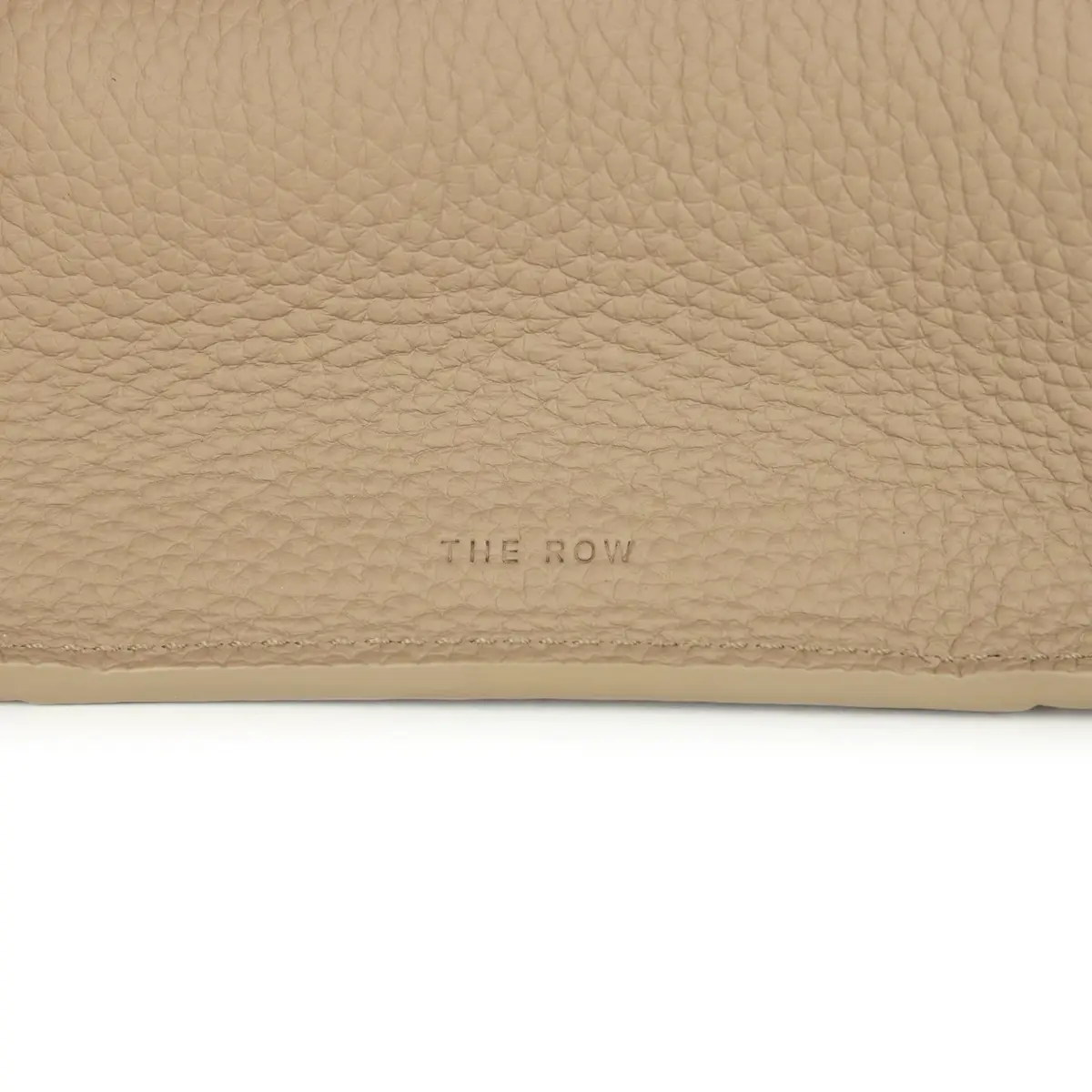 The Row The Row Margaux Shoulder 12 Bag Dark Taupe Calfskin Silver Hardware | Thumbnail 5