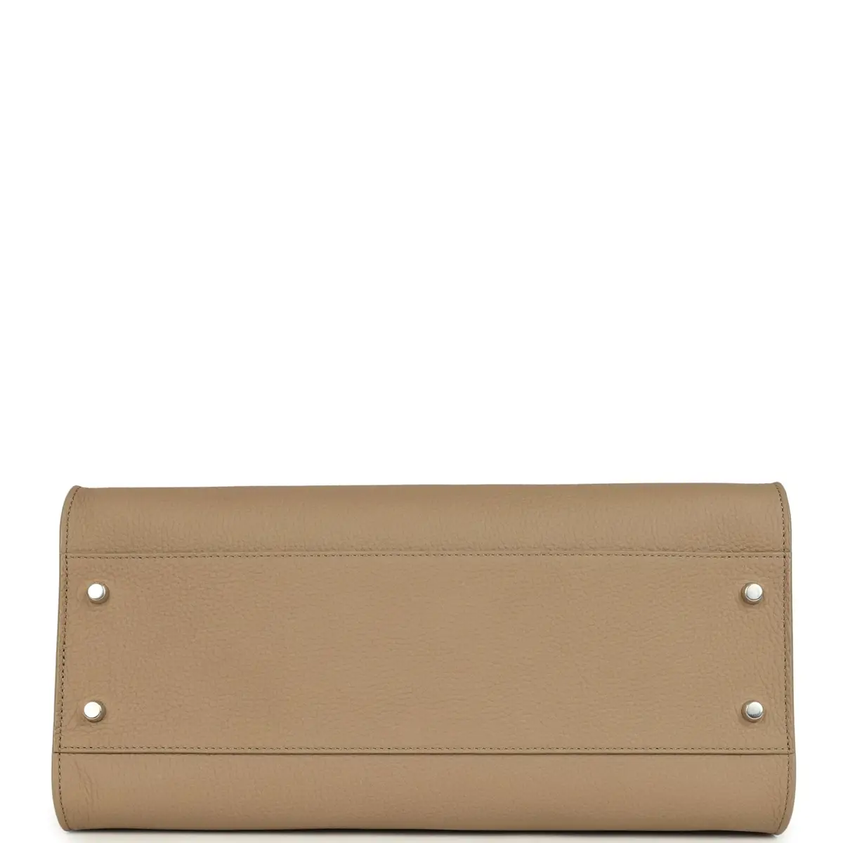 The Row The Row Margaux Shoulder 12 Bag Dark Taupe Calfskin Silver Hardware | Thumbnail 7