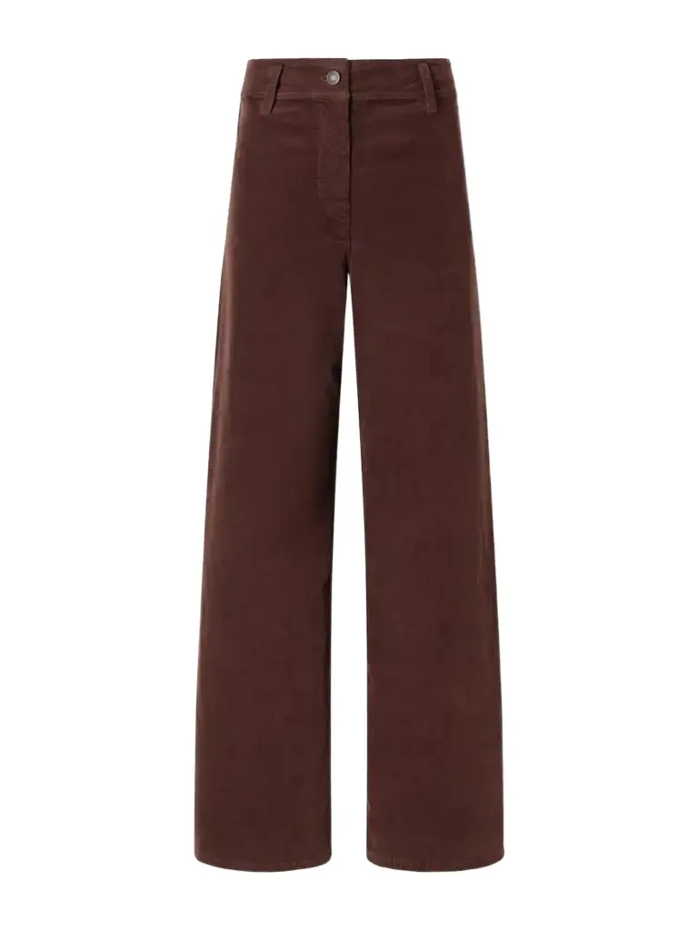 Nili Lotan Megan Cotton-blend Corduroy Wide-leg Pants